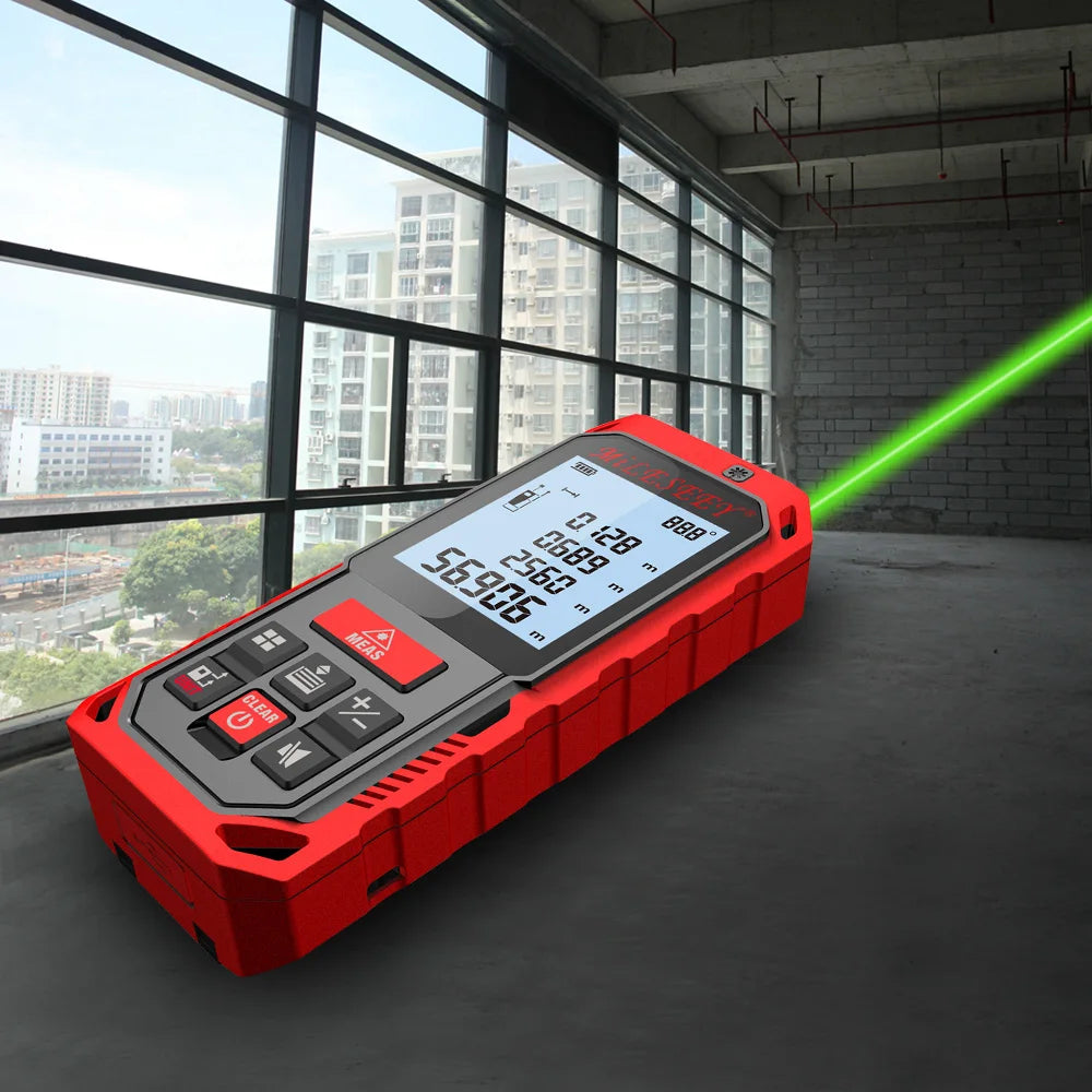 Mileseey Mini Rangefinder Digital laser distance Meter laser Tape measure Diastimeter  tool 100M/80M/60M-40M Laser Rangefinder
