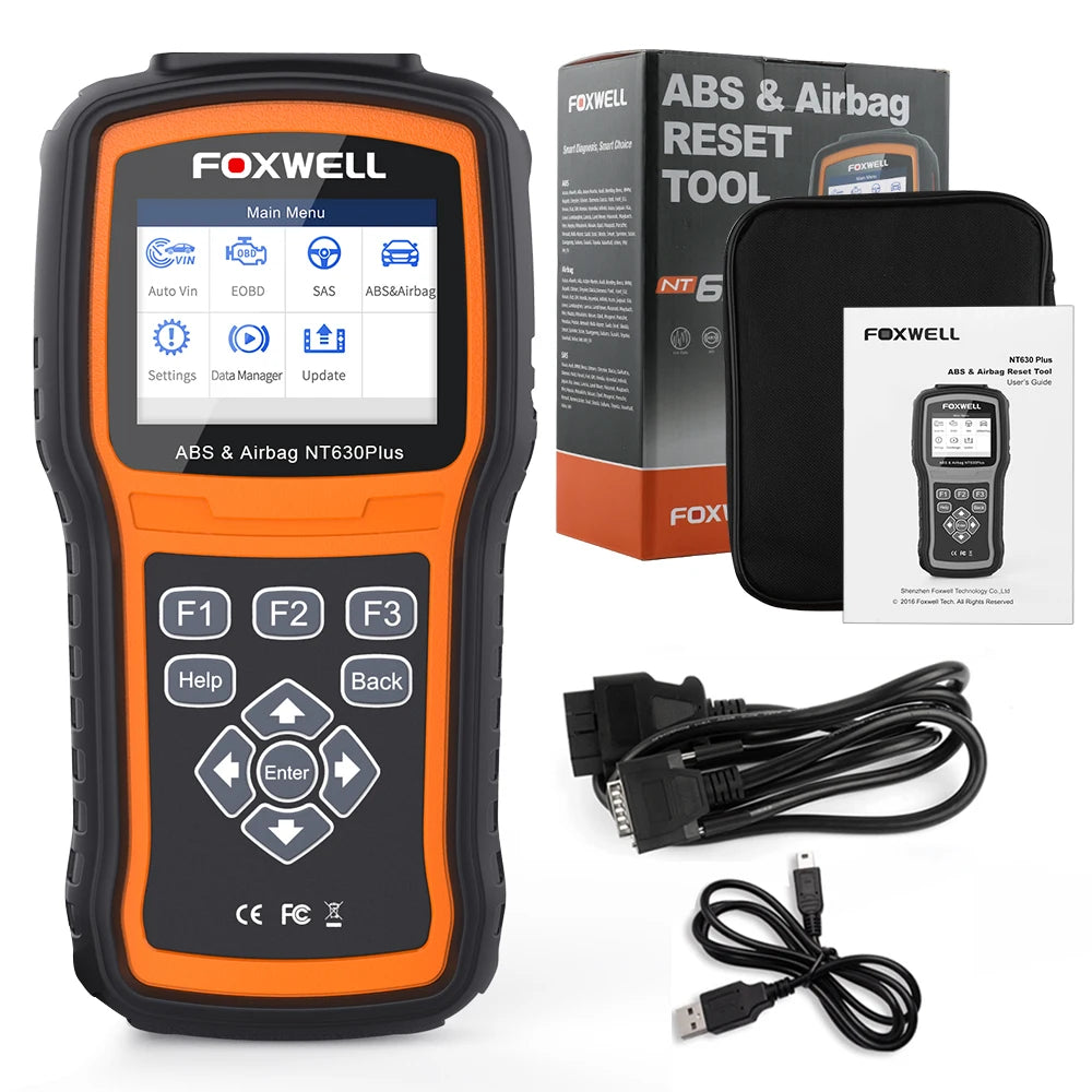 FOXWELL NT630 Plus OBD2 Automotive Scanner Engine ABS SRS EPB OIL SAS Calibration Code Reader ODB OBD2 Auto Car Diagnostic Tool
