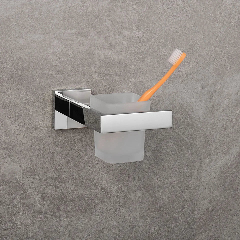 Stainless Steel Bathroom Hardware Mirror Chrome Polished Towel Rack Toilet Paper Holder Towel Bar Hook Bathroom Accessories