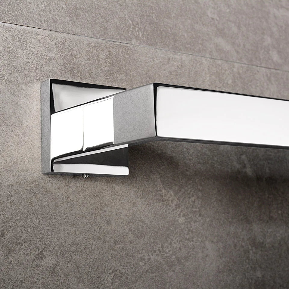 Stainless Steel Bathroom Hardware Mirror Chrome Polished Towel Rack Toilet Paper Holder Towel Bar Hook Bathroom Accessories