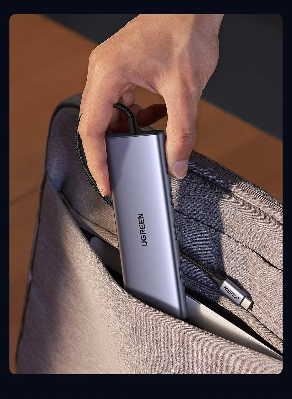 UGREEN Dual HDMI USB-C HUB 8K 4K HDMI Adapter 10 in 1 Splitter with RJ45 USB3.0 PD 100W Dock for MacBook Pro Air Laptop USB HUB