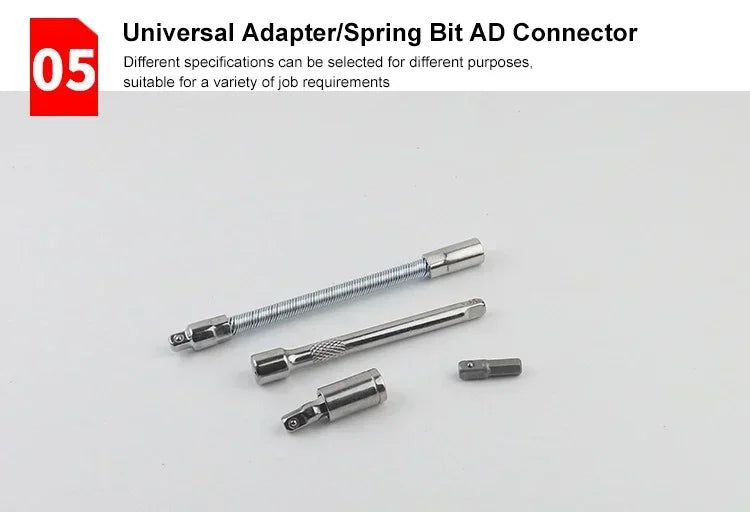 Motorcycle Toolbox Set Fast Ratchet Wrench 150/46pcs Socket Group Bit Industrial-grade Toolbox Auto Repair Tools Car Maintenance