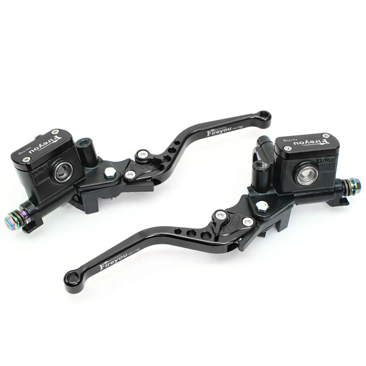 Motorcycle Hydraulic Clutch Kit Brake Master Cylinder Kit Disc Brake Lever LED For Honda Yamaha Suzuki Dirt Bike Sport