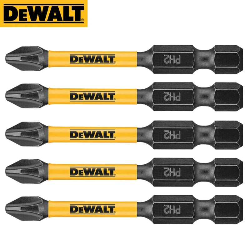 DEWALT Tool Accessories Combination Series Cross Slotted PH2 89MM 57MM 50MM Silver/Yellow Ring Sleeve Extension Rod