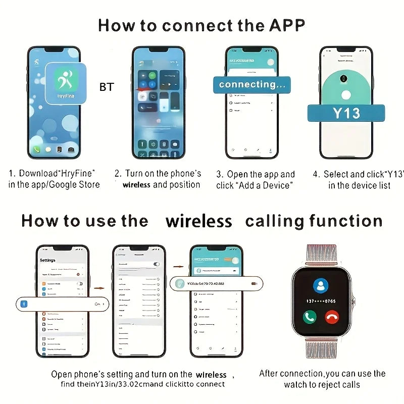 2025New Upgrad Smart Watch For Men Women 1.83Inch Full Touch Display BT Call Sports Monitoring SmartWatch For Android&IOS Phone