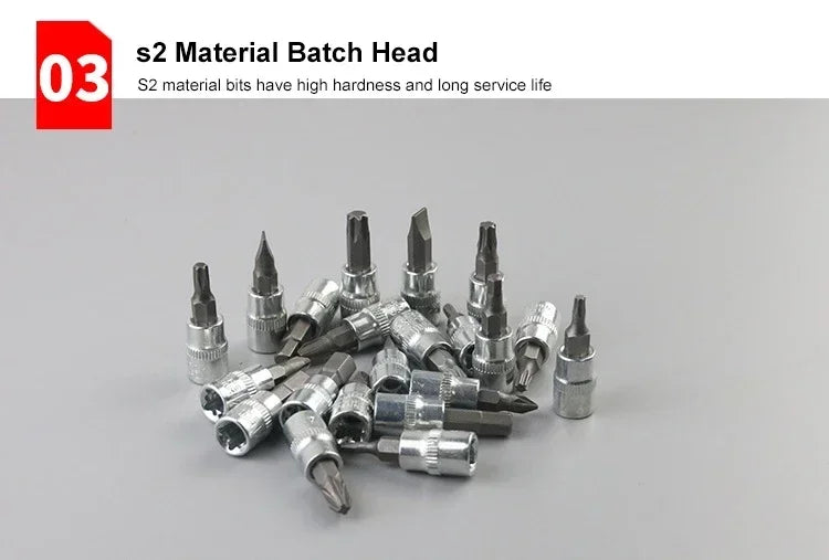 Motorcycle Toolbox Set Fast Ratchet Wrench 150/46pcs Socket Group Bit Industrial-grade Toolbox Auto Repair Tools Car Maintenance