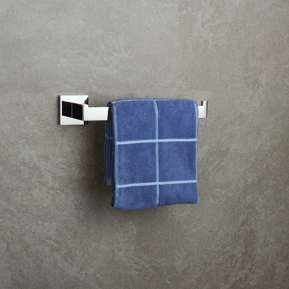 Stainless Steel Bathroom Hardware Mirror Chrome Polished Towel Rack Toilet Paper Holder Towel Bar Hook Bathroom Accessories