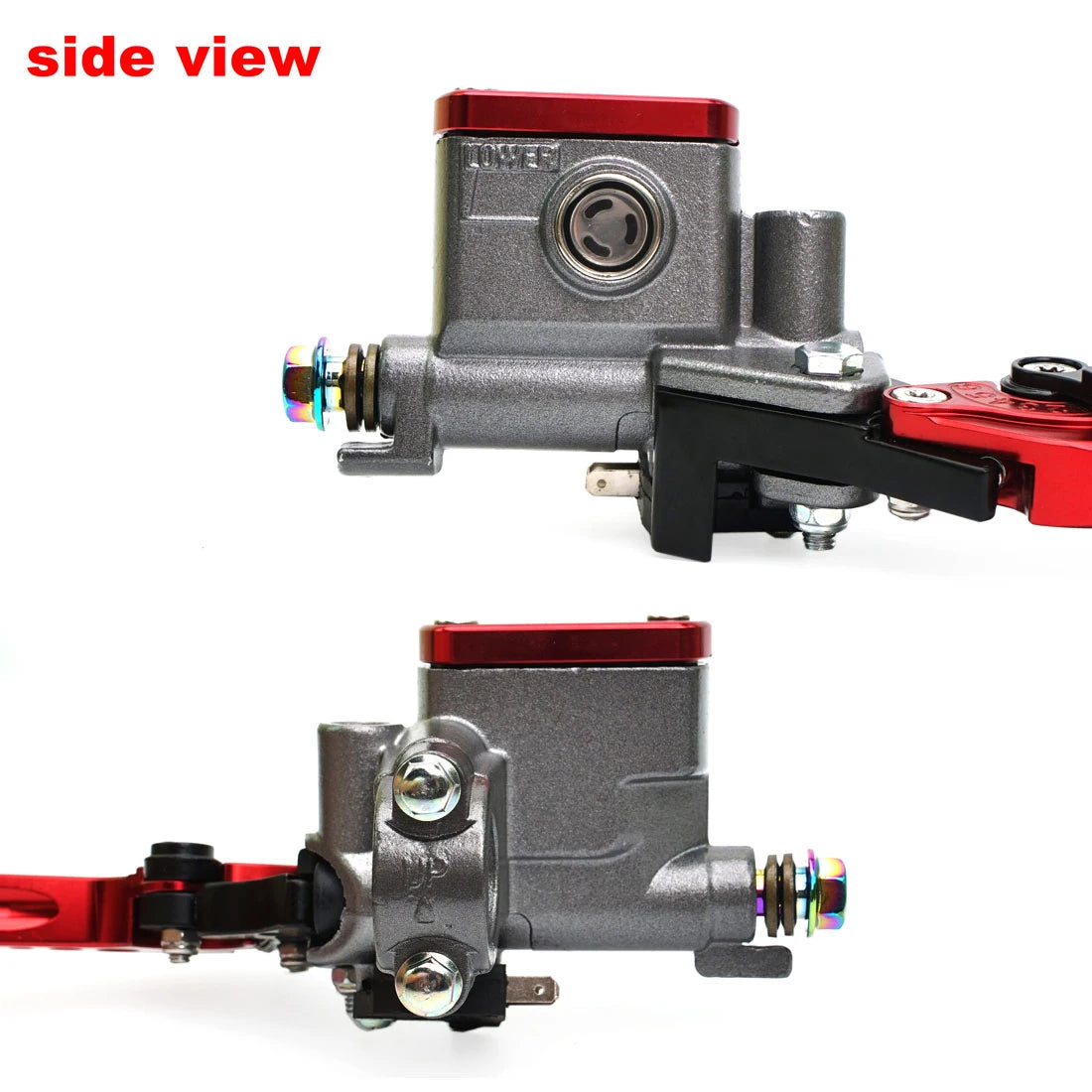 Motorcycle Hydraulic Clutch Kit Brake Master Cylinder Kit Disc Brake Lever LED For Honda Yamaha Suzuki Dirt Bike Sport