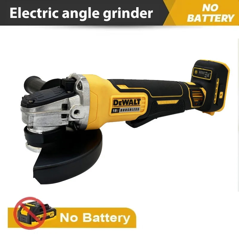 Dewalt DCG406 125MM Brushless Angle Grinder 9000RPM Cordless Cutting Machine Impact Polisher Machine 20V Rechargeable Power Tool