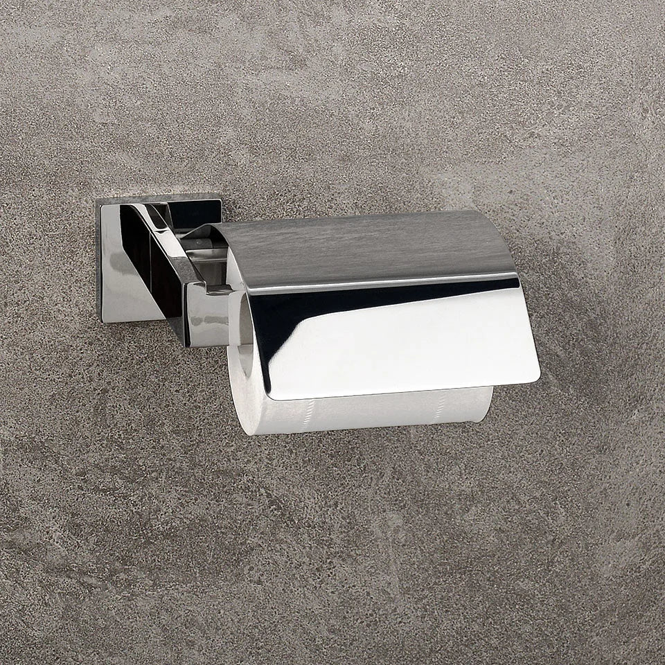 Stainless Steel Bathroom Hardware Mirror Chrome Polished Towel Rack Toilet Paper Holder Towel Bar Hook Bathroom Accessories