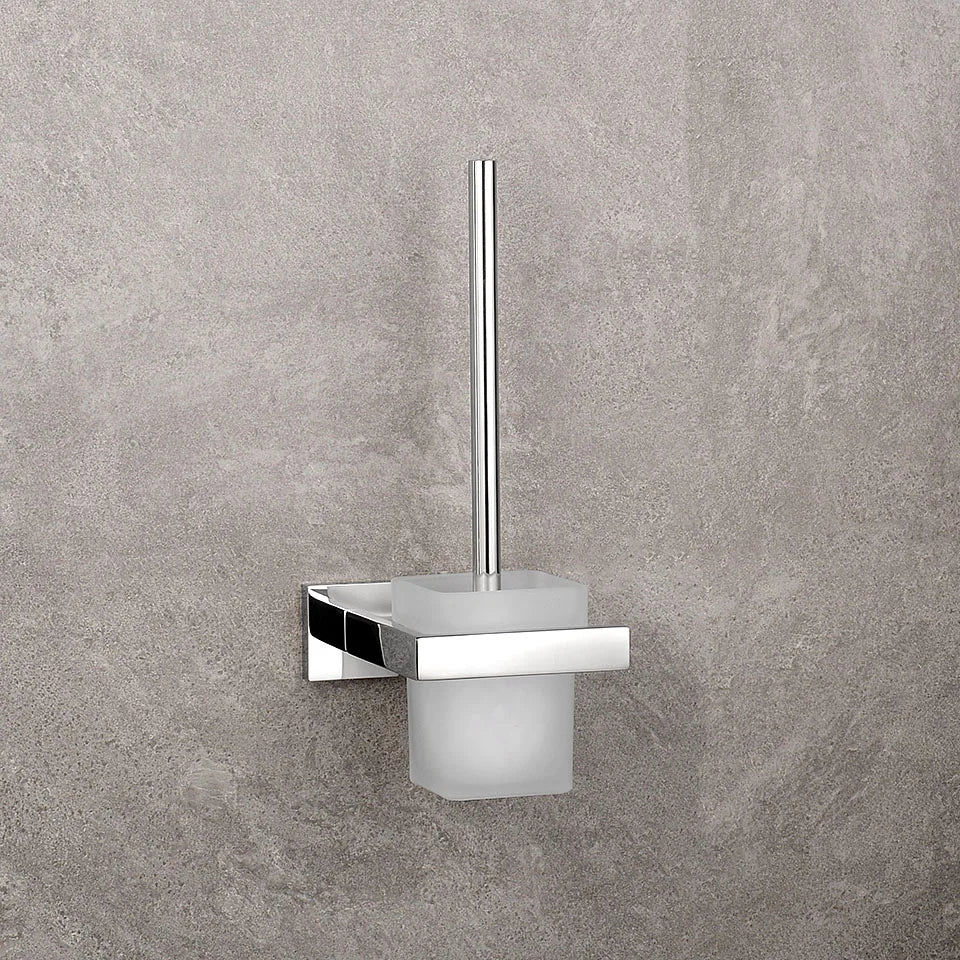 Stainless Steel Bathroom Hardware Mirror Chrome Polished Towel Rack Toilet Paper Holder Towel Bar Hook Bathroom Accessories