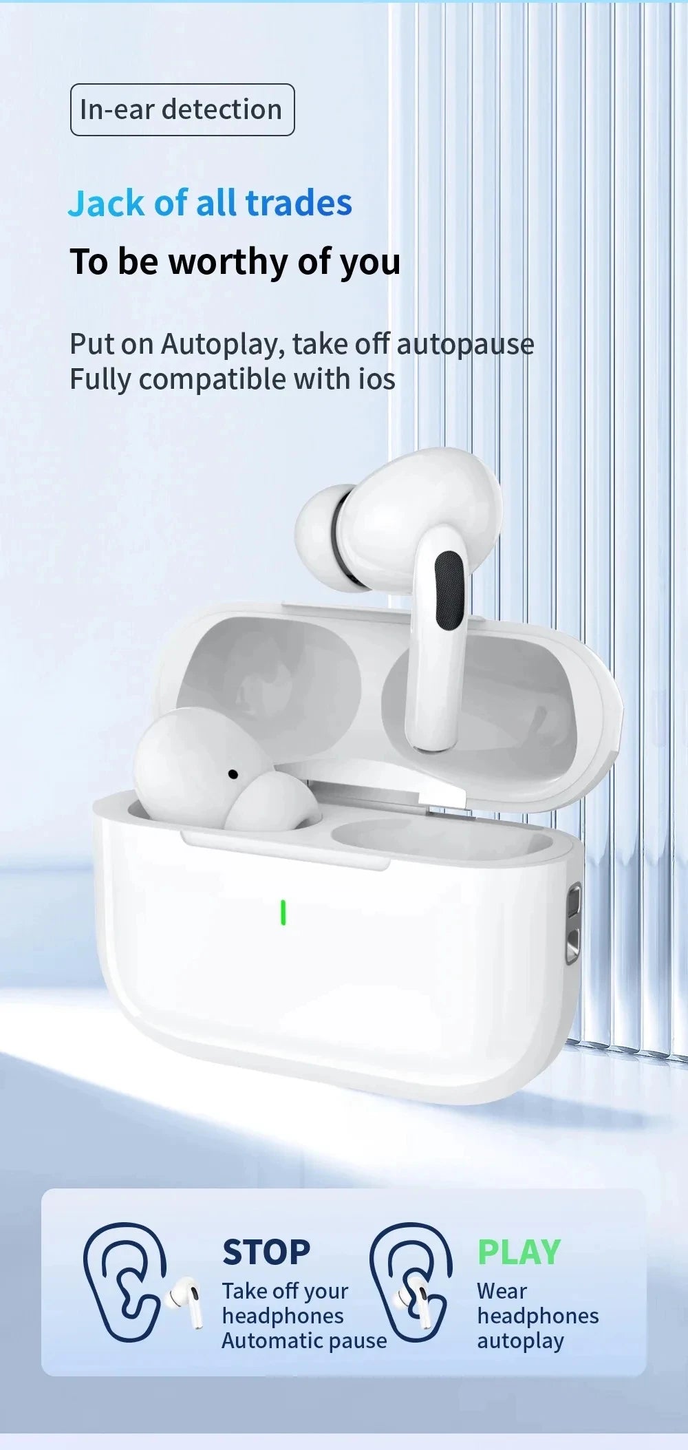 New Air Pro 5 TWS Max Wireless Bluetooth Earphones Headphones HiFi Sound Low Latency Noise Reduction Earbuds for IPhone Android