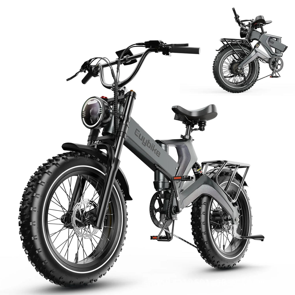 Zhengbu folding electric bicycle helps off-road shock-absorbing magnesium alloy electric vehicle