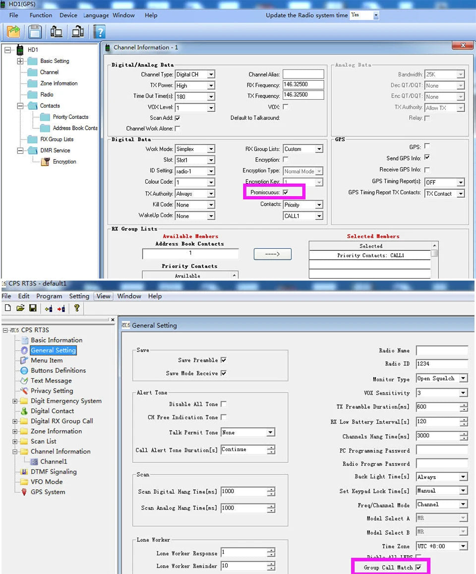 Retevis RT3S Walkie Talkie DMR Radio Long Range Walkie Talkies Camping Ham Radio UHF VHF GPS AES256 Encryption Digital Portable
