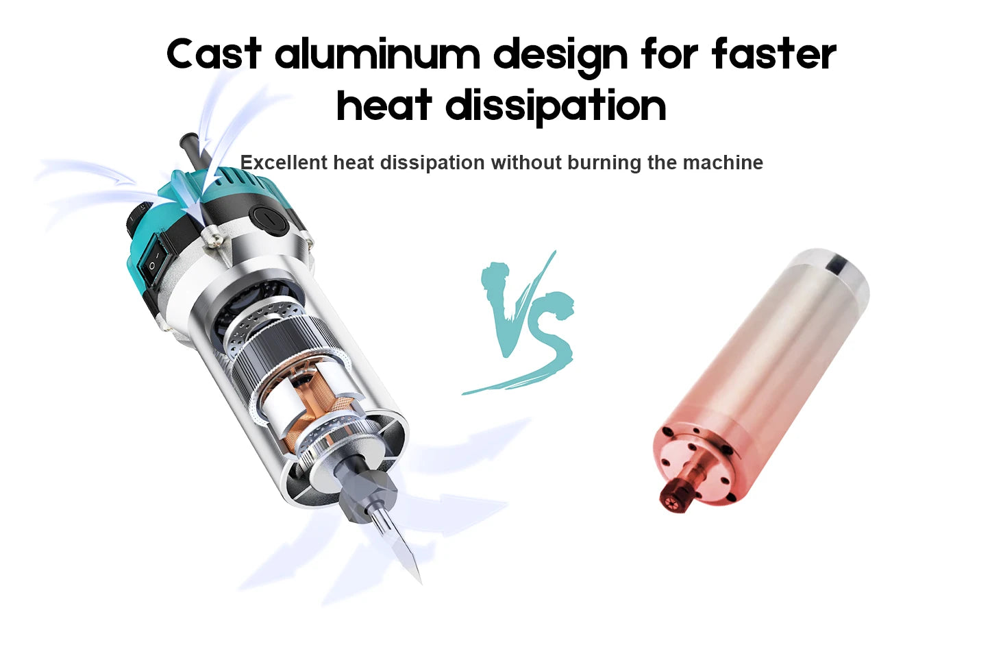 TWOTREES 800W Wood Trimmer Router Spindle For TTC450 Engraver Wood Router Compact Router Tool With Case TTC 450 Trimmer Kit