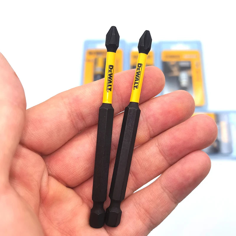 DEWALT Tool Accessories Combination Series Cross Slotted PH2 89MM 57MM 50MM Silver/Yellow Ring Sleeve Extension Rod