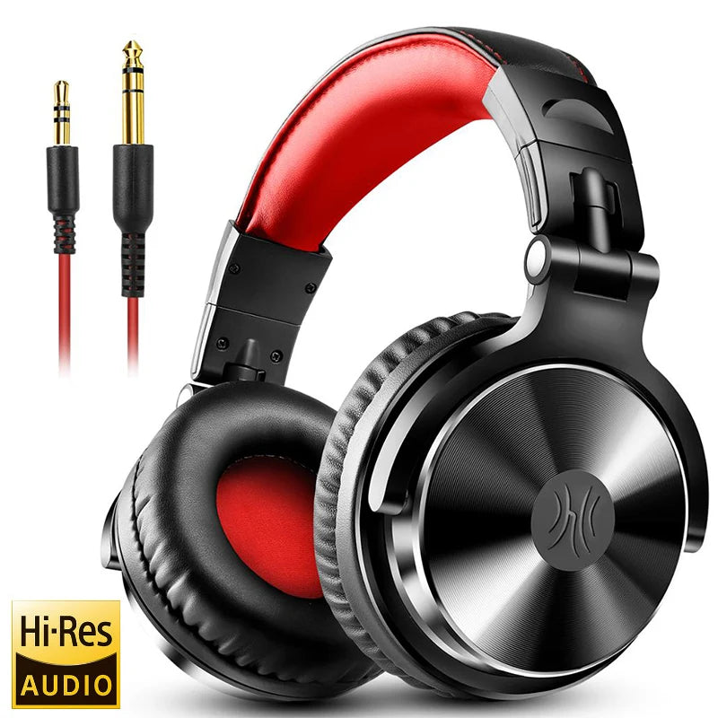 Oneodio Pro 10 Wired DJ Headphones Bass Stereo Gaming Headset With Microphone For Phone Studio Monitor Headphone For Recording
