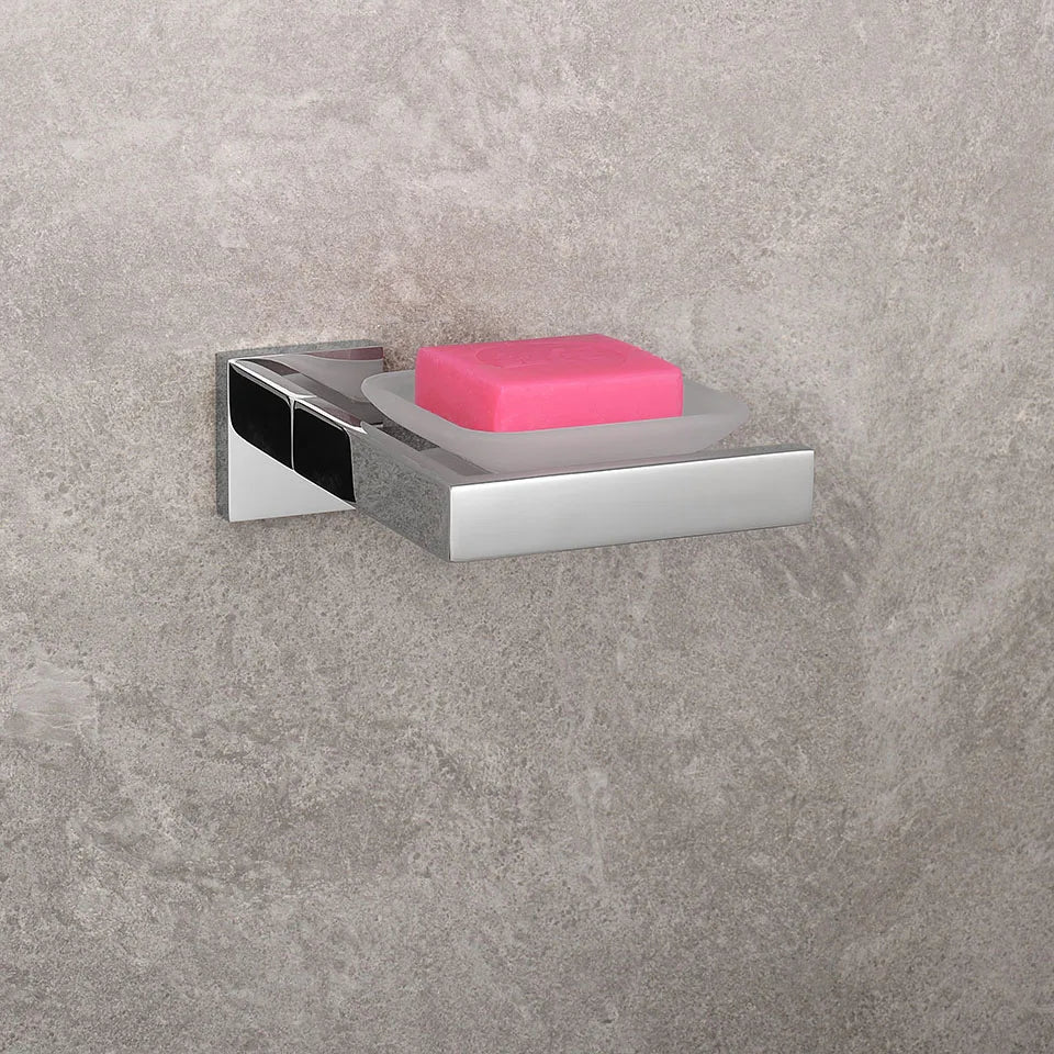 Stainless Steel Bathroom Hardware Mirror Chrome Polished Towel Rack Toilet Paper Holder Towel Bar Hook Bathroom Accessories